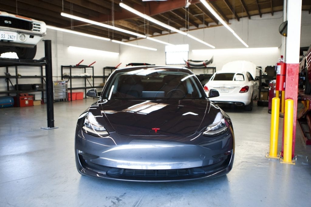 Tesla on shop floor